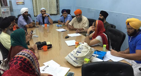 The organising team for the historic Hong Kong Sikh youth camp.