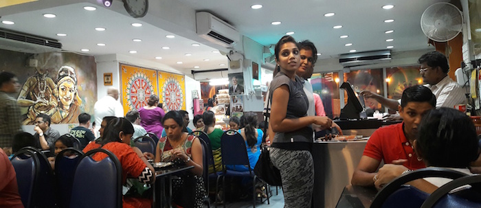 RANDOM SCENE: The crowd at an Indian restaurant in Brickfields, Kuala Lumpur - PHOTO ASIA SAMACHAR