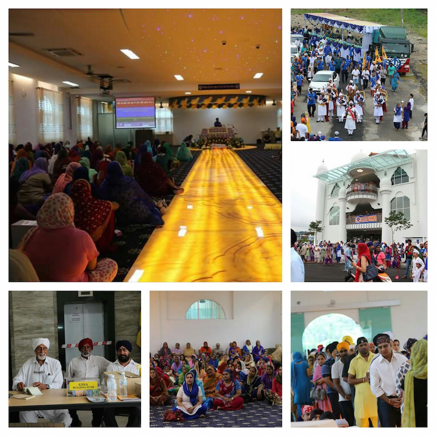 The opening ceremony of Gurdwara Sahib Guru Nanak Shah Alam in Selangor, Malaysia, on 11 Dec 2015. - PHOTOS/SIKHINSIDE