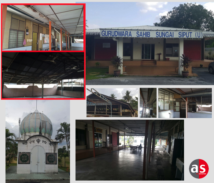 Gurdwara Sahib Sungai Siput in Perak, Malaysia. It requires major renovation for its cooking area, langgar hall, toilets, granthi quarters, guest rooms and classrooms. - ASIA SAMACHAR/2015