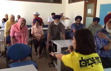 Kidney talk for elders at Sikh Centre, Singapore - PHOTO / SIKH CENTRE