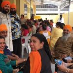 Some of the Malaysians attending Naam Ras 2016. In the photo are Srg-Major Jagdave Singh (standing, left) and Balwinder Kaur (second from right) – Photo Asia Samachar