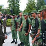 Chief of Army MG Ravinder Singh speaking to the Recruits in February 2014_Photo_The Singapore Army