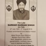 IN MEMORY Harban Singh (1944-2017), Kuala Lumpur-1