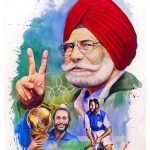 Balbir Singh Sr_India hockey great_Gurpreet Artist Bathinda