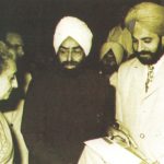 Trilochan Singh with PM Indira Gandhi President Giani Zail Singh