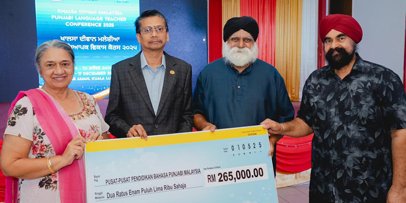 Khalsa Diwan Malaysia units receive RM265,000 for Panjabi language education