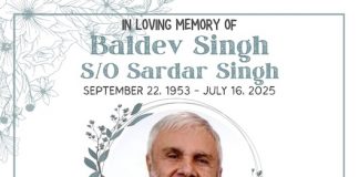 First Mithi Yaad: Sardar Baldev Singh (1953 – 2025)