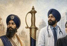 What is the practical role of the Kirpan today?