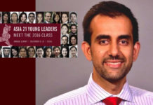 Malaysian Dr Avinesh makes into Asia 21’s Class 2016