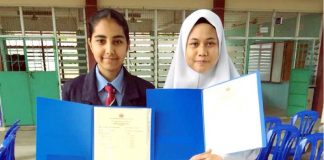 Female football star Har Amrit Kaur scores in Malaysian Year 9 exams