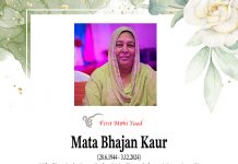 First Mithi Yaad: Mata Bhajan Kaur (1944 – 2024)