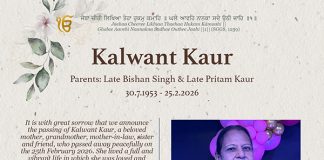 Kalwant Kaur (1953 – 2026), Melaka