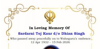 Sardarni Tej Kaur (1932 – 2026), Kuala Lumpur