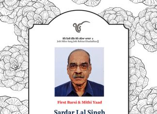 First Mithi Yaad: Sardar Lal Singh Subeg Singh(1942 – 2025)