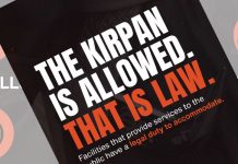 Canadian Sikh group reiterates legal protections for kirpan